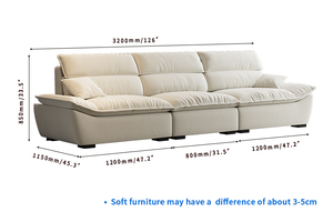 Modern Genuine Leather Convertible Corner <strong>Sofa</strong> Set Stylish Fabric <strong>Foam</strong> Filling Soft Comfortable <strong>Sofa</strong> Made Foshan China Top - Product Image 6