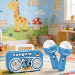 DEFA Set di Strumenti Musicali Educativi Unisex in ABS per Bambini in Età Prescolare, 15 <span class=keywords><strong>Scale</strong></span>, Macchina Elettronica per Cantare, Microfono Giocattolo - Product Image 4