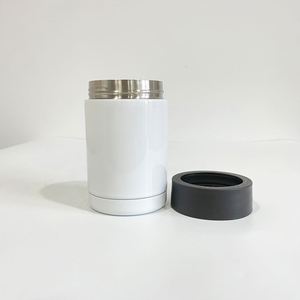 12Oz Powder Coated <b>Bottle</b> Outdoor Travel Slim Father's Day Gift Blank Sublimation Vacuum Insulated Can Cooler - Product Image 3