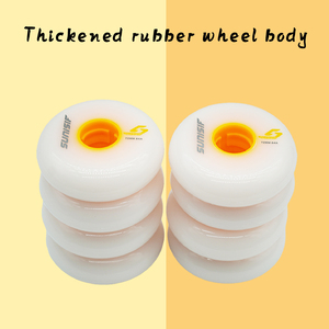 Giày trượt patin bánh xe cao cấp đàn hồi cao 4 bánh 72 76 80mm, giày trượt patin trượt băng nghệ thuật, bánh xe trượt ván tự do, bánh xe khúc côn cầu - Product Image 6