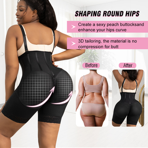 Faja gainante courte taille haute pour le contrôle abdominal, style colombien, body amincissant et sculptant pour femme - Product Image 4