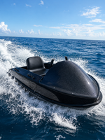 ArtPower EB01G Vert 15KW Bateau à moteur électrique de type karting, mini-bateau écologique et portable pour les aventures aquatiques
