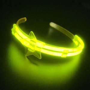 सुरक्षित फ्लोरेसेंस हार्ट चमक हेडबैंड लाठियों के लिए वयस्कों और बच्चों के लिए वयस्कों और बच्चों के लिए आपूर्ति - Product Image 2