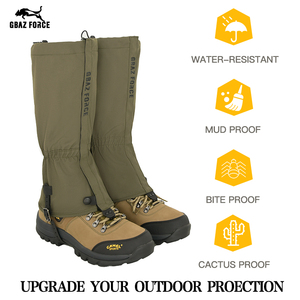 GAF Ghetre Impermeabili in Nylon 500D con Protezione Professionale per Ciaspole e Arrampicata - Product Image 4