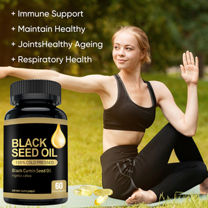 Vitahealthy Private Label Zwarte Zaadolie <span class=keywords><strong>Capsules</strong></span> Zwarte Zaadolie Zachte <span class=keywords><strong>Capsules</strong></span> Zwarte Zaadolie Koudgeperste <span class=keywords><strong>Capsules</strong></span> - Product Image 3