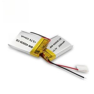 แบตเตอรี่ลิเธียมไอออน452030 3.7V 250mAh แบบชาร์จไฟได้ขนาดเล็ก - Product Image 3