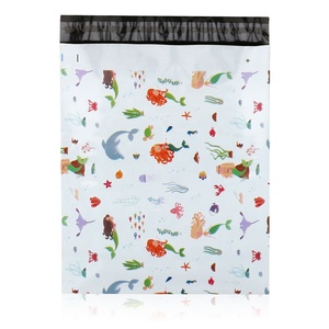 थोक सफेद छोटे व्यापार स्वयं चिपकने वाला लोगो मुद्रण पाली शिपिंग एक्सप्रेस मेलर कस्टम प्लास्टिक के लिए पार्सल बैग की आपूर्ति - Product Image 1