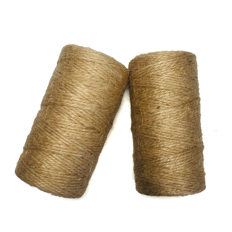 2MM 100 Yards pro Rolle Natural Color Bulk Jute schnur, Jute schnur 3-lagiges Juteseil, Juteseil schnur