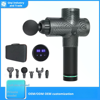 Pistolet de massage professionnel pour la relaxation musculaire, booster de circulation sanguine, pistolet à vibrations portatif pour le corps, pistolet fascia