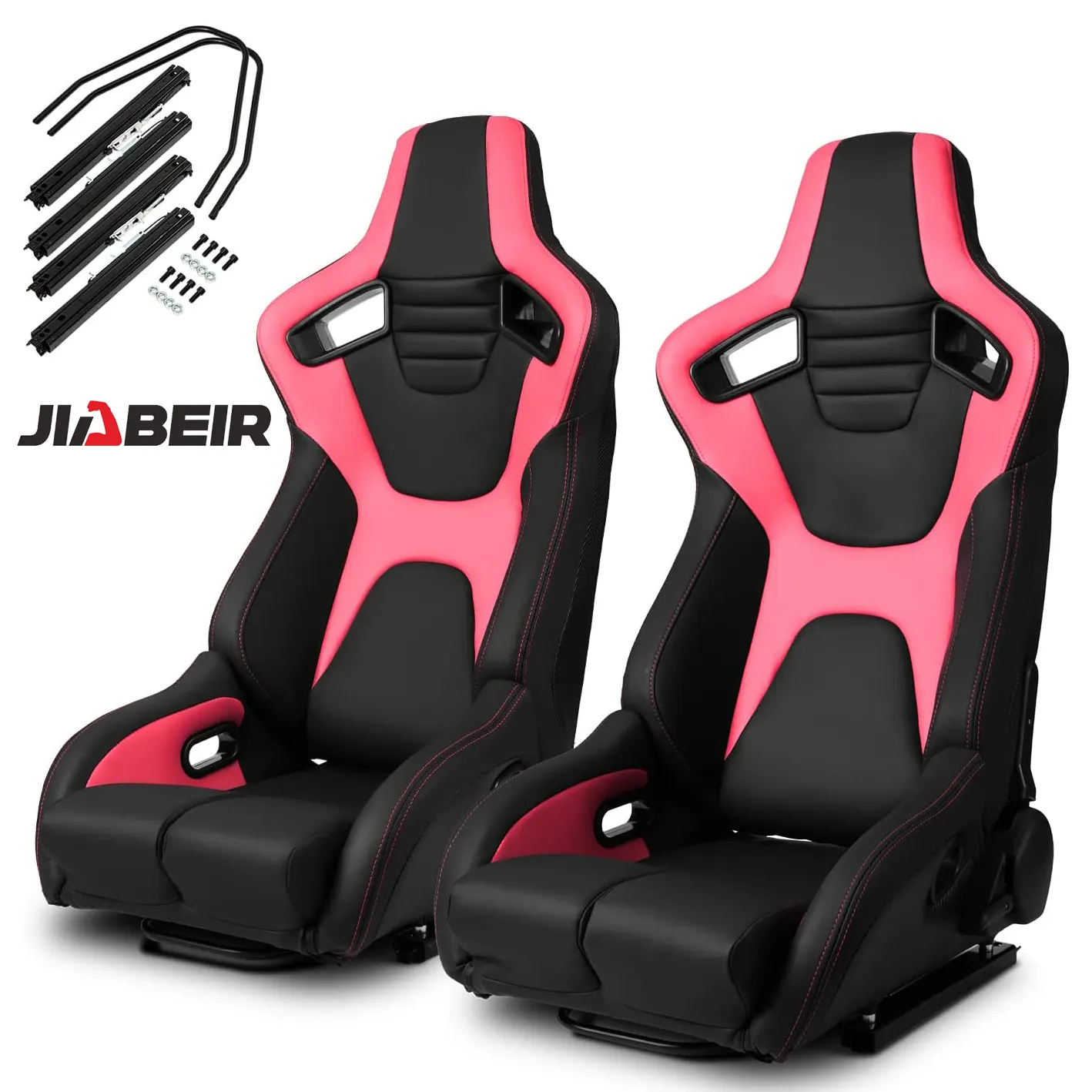 JIABEIR-coche conductor Universal 1095, simulador deportivo ajustable de cuero de alta calidad, Sim para juegos, asientos de carreras