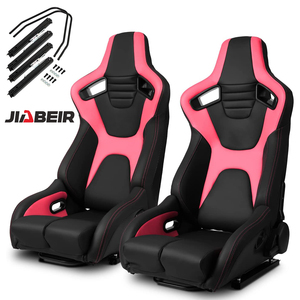 JIABEIR 1095 Universal Driver Car alta qualità in pelle regolabile simulatore sportivo Gaming Sim Bucket Racing Seats - Product Image 1