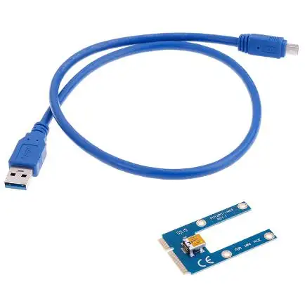 미니 PCI-E-USB 3.0 어댑터 확장 카드 노트북 변환기 USB3.0 미니 pci e PCIE 익스프레스 카드