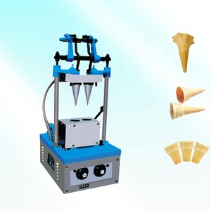 Machine industrielle semi-automatique pour la fabrication de cornets de glace en forme de corne et de gaufres - Product Image 2
