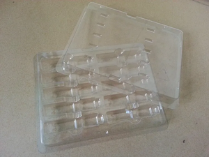 SFP/SFP+-01 10 Pcs 10COUNT Universal SFP/SFP+ Transceiver Clamshell Blister Pack Storage Case SFP/SFP+-01 <b>Plastic</b> <b>Trays</b> for Pack - Product Image 5