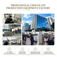 TUORONG Nieuw Ontwerp Hot Sale 1000kg/batch Multifunctionele Verticale Chocolade Bolmolen Machine voor Chocolade Verfijning