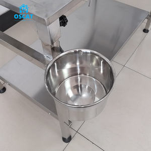 Mesa de Examen Veterinario OSCAT EUR PET de Acero Inoxidable con 2 Estantes, Soporte IV, Mesa de Diagnóstico y Tratamiento Veterinario - Product Image 5