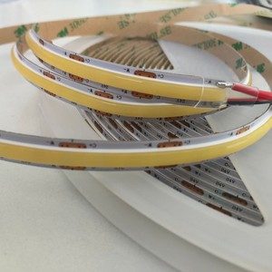 Màu kép COB CCT LED Strip Lights 2700K ấm + 6500K mát trắng linh hoạt tuyến tính DC12V DC24V 576 LED siêu sáng thông minh - Product Image 3