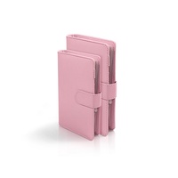 Business-Notizbuch Mini-Ausführung Arbeitsplaner Tagebuch Budget-Organizer PU-Leder-Einband B6 Ringbuch-Notizbuch