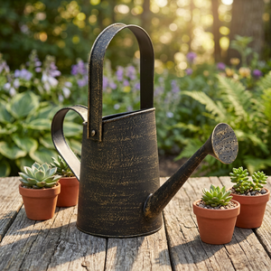 AK บัวรดน้ำโลหะโบราณสำหรับตกแต่งสวนต้นไม้กลางแจ้ง - Product Image 3