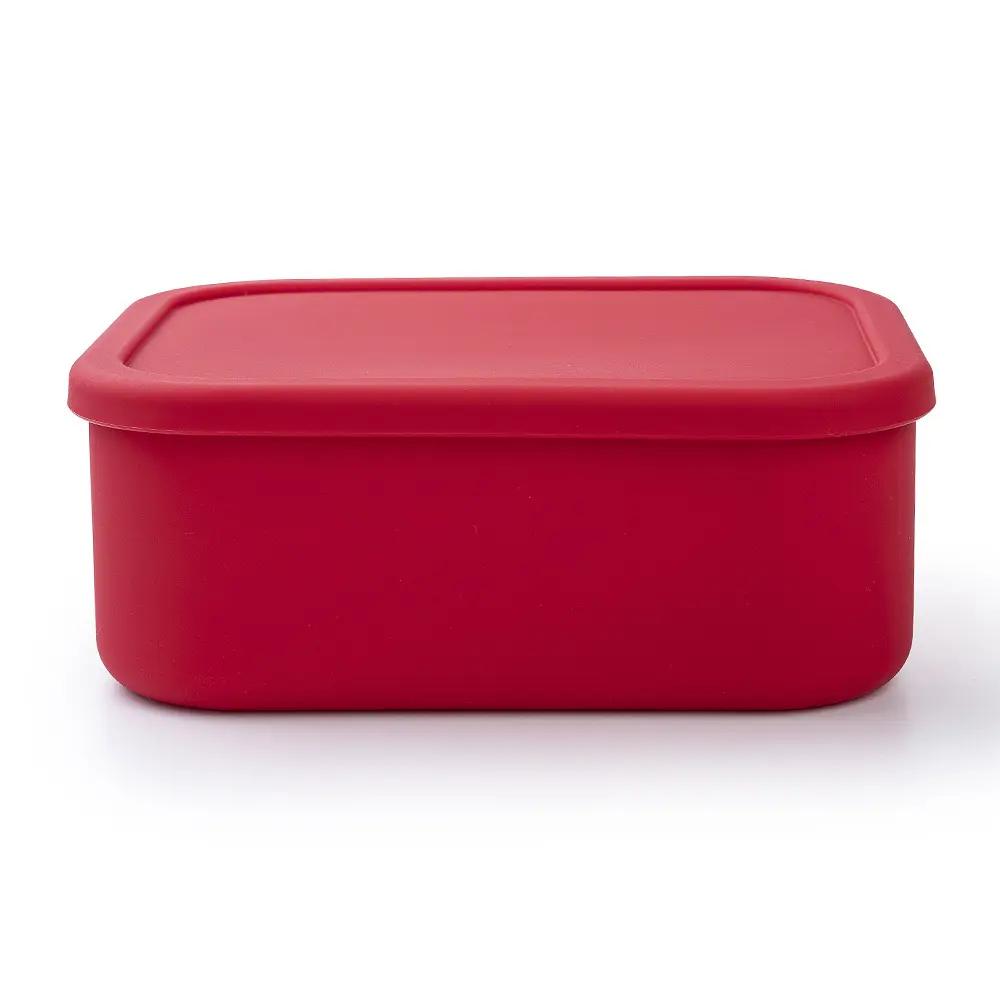 Dishwasher Safe Silicone Food Storage Containers with Lid for Adults Bento Box Silicone Snack Containers