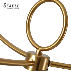 Lampada <span class=keywords><strong>a</strong></span> sospensione per lampadari da interno <span class=keywords><strong>a</strong></span> tre braccia con testa in vetro soffiato Vintage creativo - Product Image 5