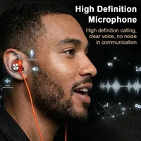 Headphone Berkabel In-Ear dengan Peredam Kebisingan Aktif, Suara Surround HiFi, USB Type-C, Earphone 35mm untuk iPhone 17 Pro Max