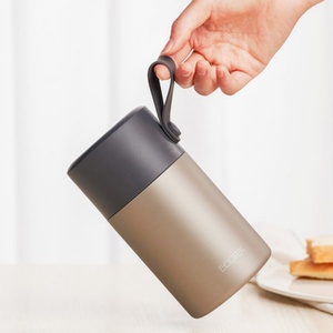 Mejor Precio, Nuevo Diseño, Juego de Vajilla de Acero Inoxidable 316 de Alta Gama, Portátil, con Patrón de Plantas, Hermético, Capacidad de 500 ml - Product Image 1