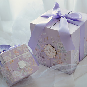 Caja <span class=keywords><strong>de</strong></span> Regalo Personalizada al por Mayor, Empaque <span class=keywords><strong>de</strong></span> Cartón Rígido <span class=keywords><strong>de</strong></span> Lujo con Cinta, Impresión Personalizada para Joyería, Cosméticos y <span class=keywords><strong>Regalos</strong></span> Promocionales - Product Image 1