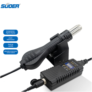 Promoción 600W pantalla Digital <span class=keywords><strong>pistola</strong></span> <span class=keywords><strong>de</strong></span> aire caliente pantalla LED modelo eléctrico con Control <span class=keywords><strong>de</strong></span> temperatura 120L <span class=keywords><strong>para</strong></span> clasificación Industrial DIY - Product Image 1