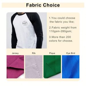 Wholesalelit 180gsm Gym hommes entraînement broderie haut de sport impression personnalisée couture à manches longues t-shirt coton lourd pour hommes - Product Image 2