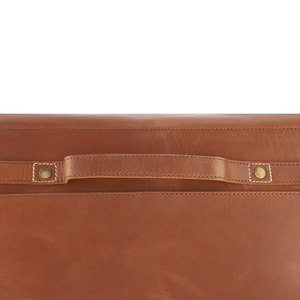 Men's Genuine Leather Simple Lightweight Laptop Briefcase with Shoulder Strap New Design Laptop <b>Bag</b> Genuine Leather <b>Bag</b> - Product Image 3