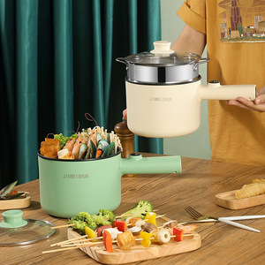Mini sartén antiadherente eléctrica de acero multifunción, olla caliente portátil automática para cocinar sopa para Cocina de Inducción - Product Image 1