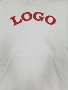 Felpa con Cappuccio da Uomo 100% Cotone Puro di Qualità Premium, Stampa a Rilievo Online, Casual, Modello 555, Stile Streetwear Spesso 1:1 - Product Image 3