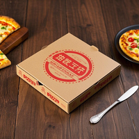 Boîtes d'emballage en carton ondulé personnalisées pour petites entreprises avec logo Boîtes à pizza en relief