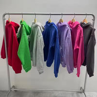 Sudadera con Capucha para Hombre, Estilo Urbano, 100% Algodón, Gruesa, con Estampado de Logotipo de Spider-Ring