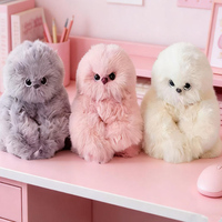 Robot animal de compagnie Mirumi, hibou interactif en peluche qui tourne la tête, peut chanter, ensemble de jouets mignons et un panda robot pour enfants, cadeau MR