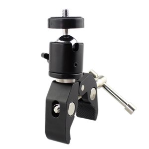 Q29 Ball Head <b>Clamp</b> With 1/4-20 Screw Mount Aluminum Alloy <b>Quick</b> Release For Camera Mounts - Product Image 4