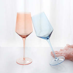 Оптовая продажа цветного хрустального стекла вина бокалы для вина - Product Image 2