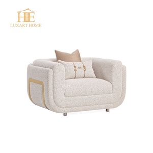 Modern Velvet Fabric Solid Wood Frame Durable Accent Barrel Chair Comfy <strong>Armchair</strong> for <strong>Nursery</strong> Living Room Bedroom - Product Image 1