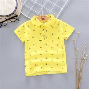 Chemises polo blanches pour enfants, vêtements formels d'été, style tendance pour les petits garçons - Product Image 6