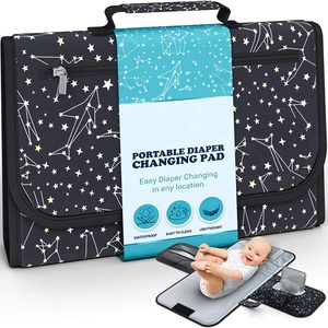 Xách tay thay đổi pads-không thấm nước có thể gập lại bé thay đổi Mat Boho mô hình tã Changer du lịch - Product Image 1