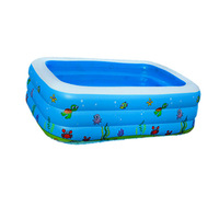 Piscine gonflable rectangulaire douce pour enfants et adultes, 305x183x60, prix le plus bas, vente en gros