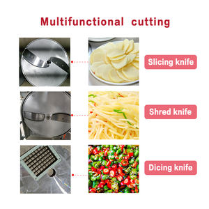 Electric Chopper Machine Double Headed <strong>Vegetables</strong> and Meat Cutting Dicing Minchine for <strong>Vegetables</strong> <strong>Vegetable</strong> <strong>Cutter</strong> - Product Image 2