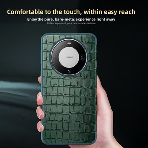 Venta directa de fábrica: Funda tipo cartera con diseño de cocodrilo para Huawei Mate 60, compatible con Mate 60 Pro/Mate 60 RS - Product Image 3