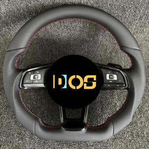 Per <span class=keywords><strong>Volkswagen</strong></span> volante <span class=keywords><strong>CC</strong></span> MAGOTAN Golf 6 7 MK7 MK6 Lamando Passat GTl Tiguan volanti in pelle DOS - Product Image 3