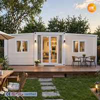 Maison conteneur extensible POLARIS - Panneaux en acier empilables/pliables écologiques - 2 à 4 chambres - Design moderne - Hôtel - Villa extérieure