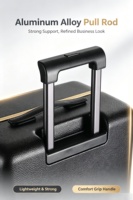 Valise Kazonne Premium à cadre en aluminium, roues silencieuses avec système de freinage, coque rigide en PC pur pour voyages en cabine et en soute