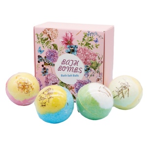 Vente en gros de fleurs séchées naturelles, huile essentielle, relaxation corporelle, boules de sel de <span class=keywords><strong>bain</strong></span> explosif, <span class=keywords><strong>coffret</strong></span> cadeau - Product Image 2