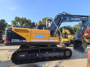 Excavatrice Hyundai 220 de 22 tonnes R220LC-9s la machine de construction utilisée par original de l'excavatrice Hyundai 220 utilisée par 220 Hyundai 225LC - Product Image 2