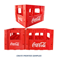 Máquina automática de serigrafía de contenedor de almacenamiento de bebidas de coca de 2 colores de alta velocidad